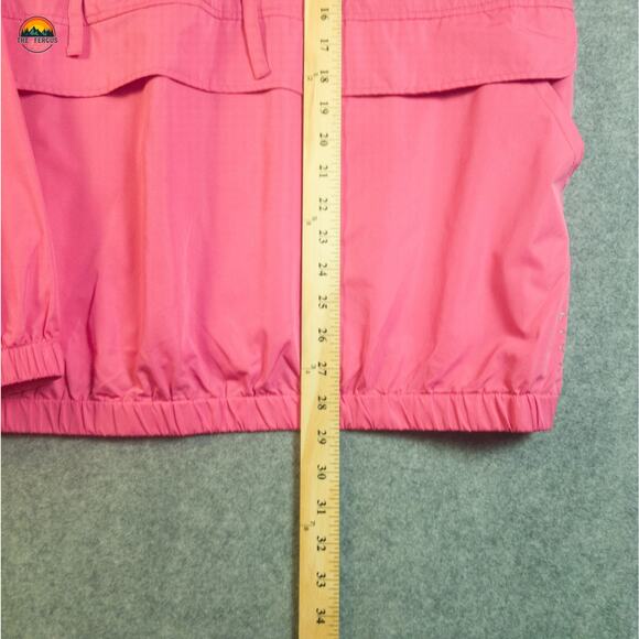 LIVI Windbreaker Jacket Pink Snap Front Long Sleeve Women's Plus Size 22/24 - Picture 7 of 14